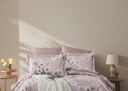 6-Piece Double Super King Size Comforter Set