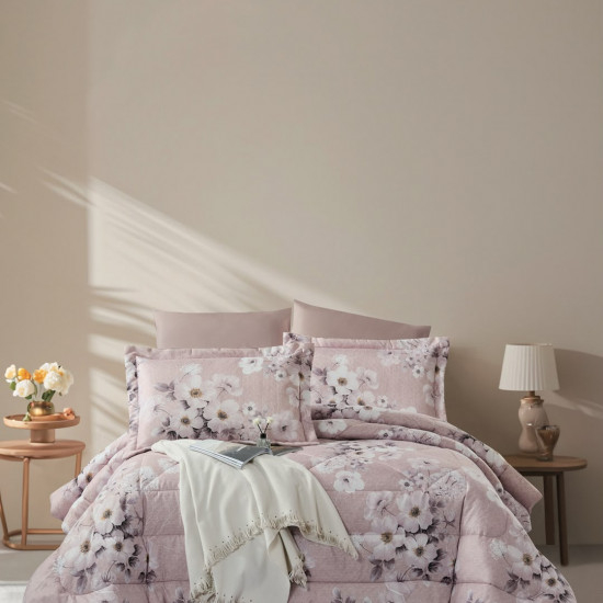 6-Piece Double Super King Size Comforter Set