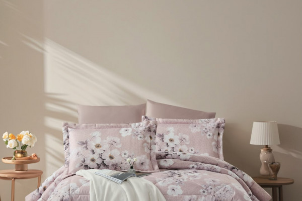 6-Piece Double Super King Size Comforter Set