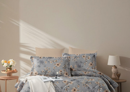 6-Piece Double Super King Size Comforter Set