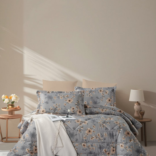 6-Piece Double Super King Size Comforter Set