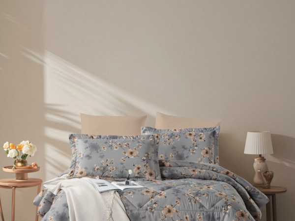 6-Piece Double Super King Size Comforter Set