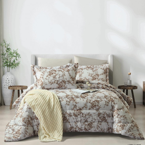 6-Piece Double Super King Size Comforter Set 6-Piece Double Super King Size Comforter Set