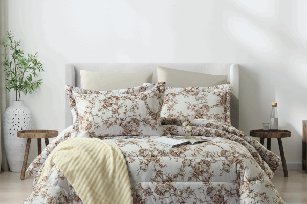 6-Piece Double Super King Size Comforter Set