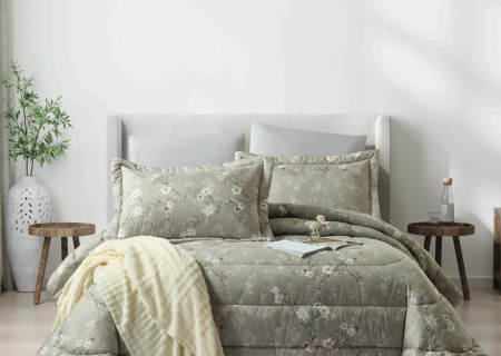 6-Piece Double Super King Size Comforter Set