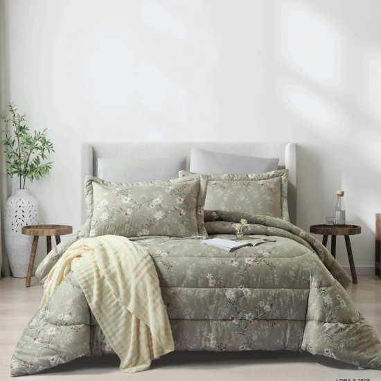 6-Piece Double Super King Size Comforter Set