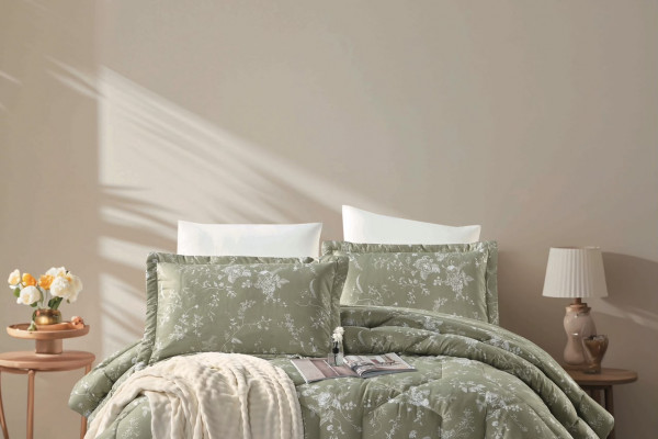 6-Piece Double Super King Size Comforter Set
