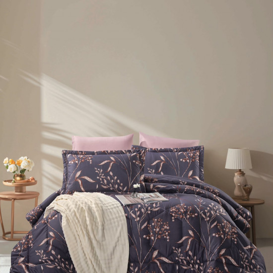 6-Piece Double Super King Size Comforter Set