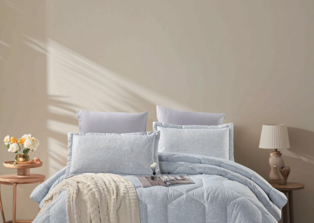 6-Piece Double Super King Size Comforter Set