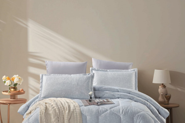 6-Piece Double Super King Size Comforter Set