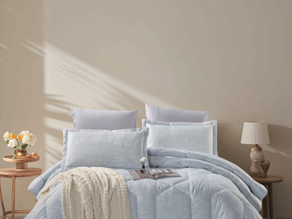 6-Piece Double Super King Size Comforter Set