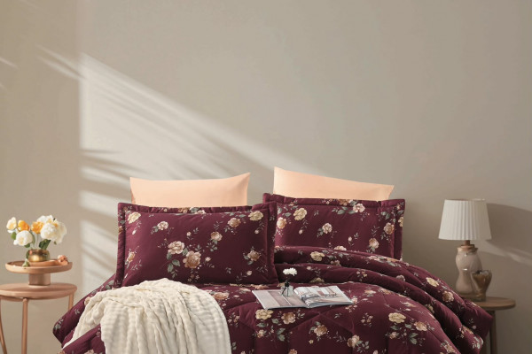 6-Piece Double Super King Size Comforter Set