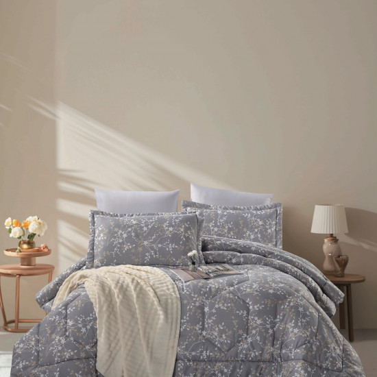 6-Piece Double Super King Size Comforter Set