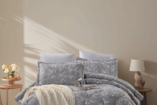 6-Piece Double Super King Size Comforter Set