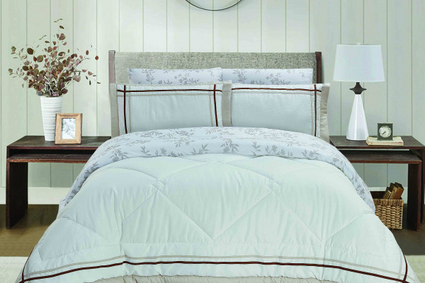 Luxury 6-Piece Bedding Set with Soft Silk-Fill Comforter