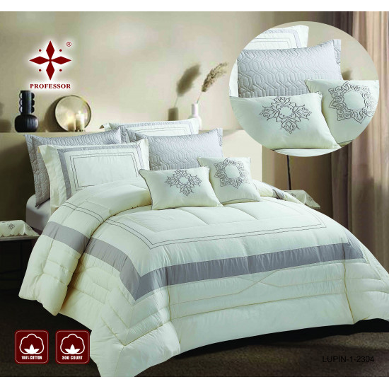 100% COTTON 10PCS COMFORTER SET