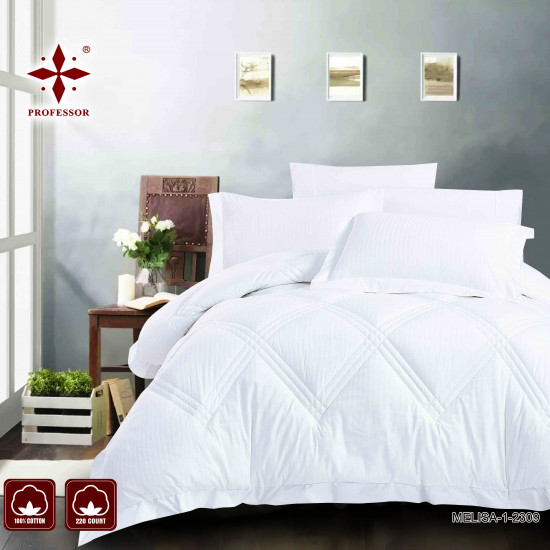 100% pure cotton hotel comforter 6pcs set Double size