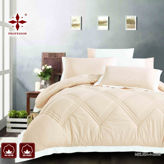 100% pure cotton hotel comforter 6pcs set Double size