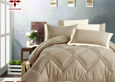 100% pure cotton hotel comforter 4pcs set single size