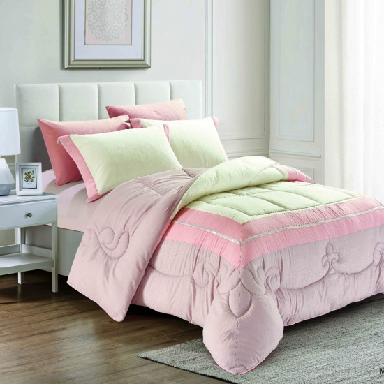 6-Piece Double Super King Size Comforter Set