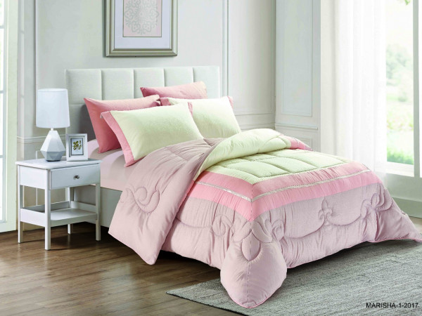 6-Piece Double Super King Size Comforter Set