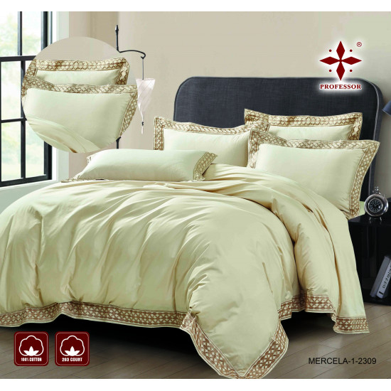 100% Premium Cotton 6-Piece Super King Size Double Comforter Set