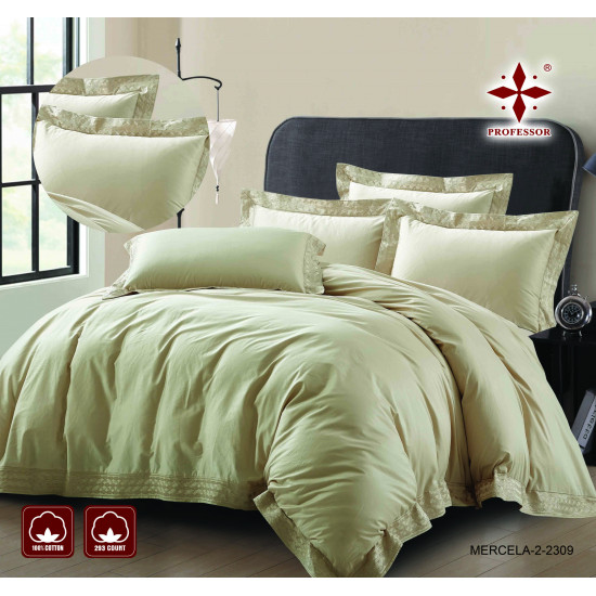 100% Premium Cotton 6-Piece Super King Size Double Comforter Set