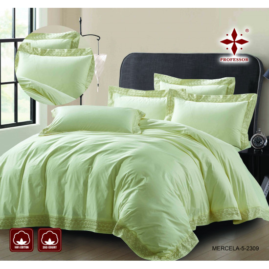 100% Premium Cotton 6-Piece Super King Size Double Comforter Set