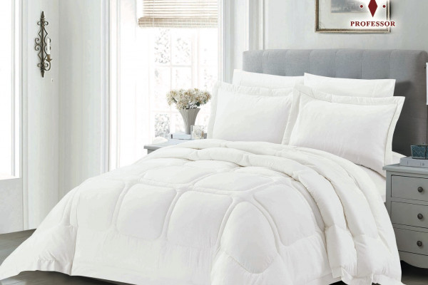 Luxury 6-Piece Bedding Set with Silk-Fill Comforter