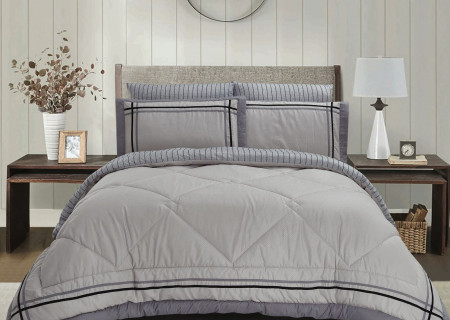 Luxury 6-Piece Bedding Set with Soft Silk-Fill Comforter