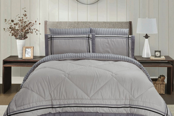 Luxury 6-Piece Bedding Set with Soft Silk-Fill Comforter