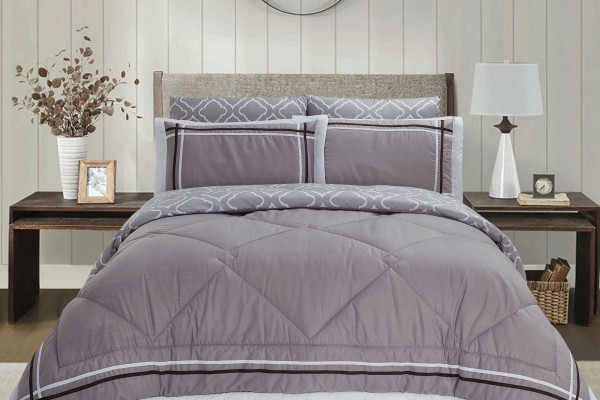 Luxury 6-Piece Bedding Set with Soft Silk-Fill Comforter