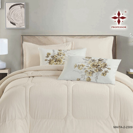 Luxury 6-Piece Bedding Set with Silk-Fill Comforter