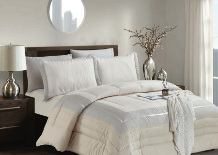6-Piece Double Super King Size Comforter Set