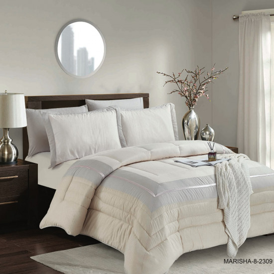 6-Piece Double Super King Size Comforter Set