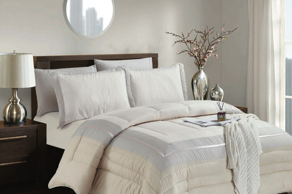 6-Piece Double Super King Size Comforter Set