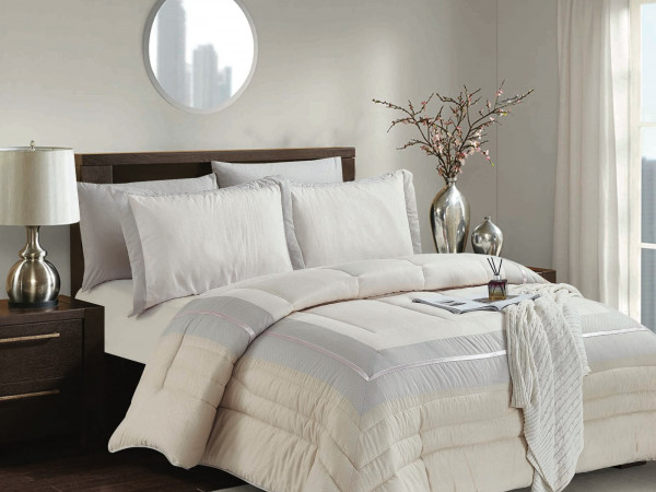 6-Piece Double Super King Size Comforter Set