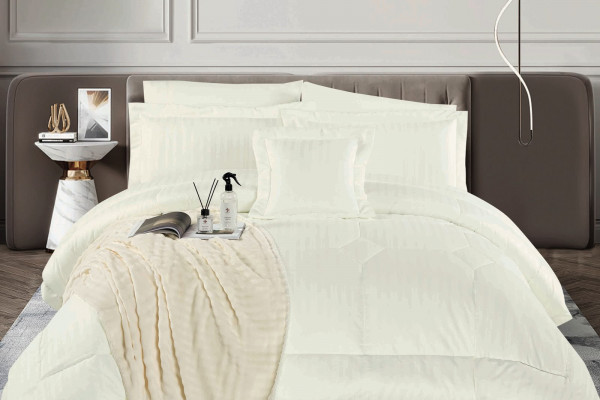 Luxury 7-Piece Bedding Set with Duvet Cover
