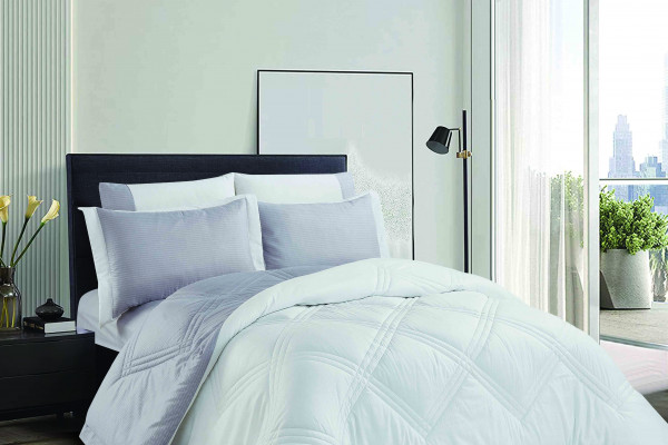6-Piece Super King Size Comforter Set – Double Face