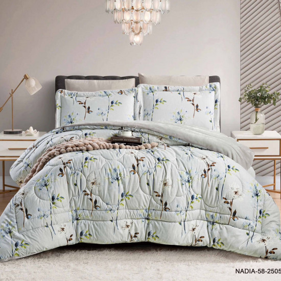 4-Piece Single Winter Comforter Set 