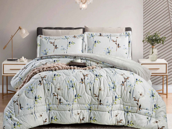 4-Piece Single Winter Comforter Set 