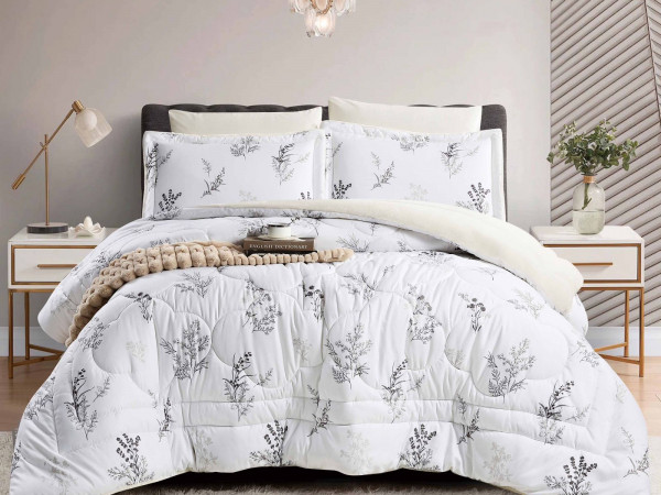4-Piece Single Winter Comforter Set 