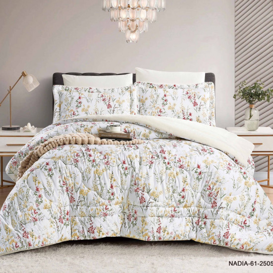 4-Piece Single Winter Comforter Set 