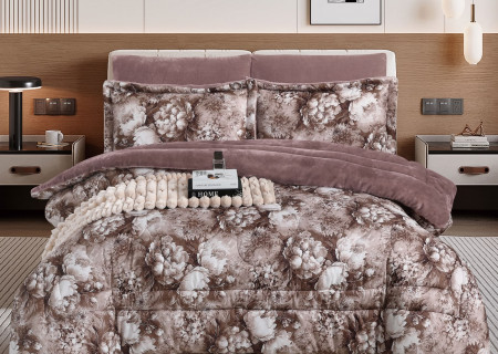 4-Piece Single Winter Comforter Set 