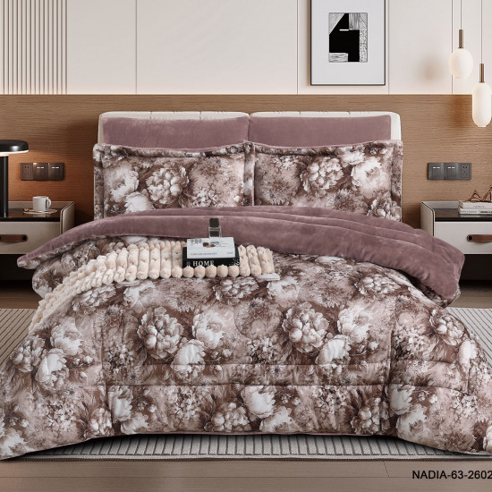 4-Piece Single Winter Comforter Set 