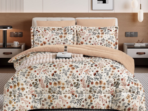 4-Piece Single Winter Comforter Set 
