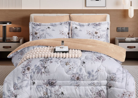 4-Piece Single Winter Comforter Set 