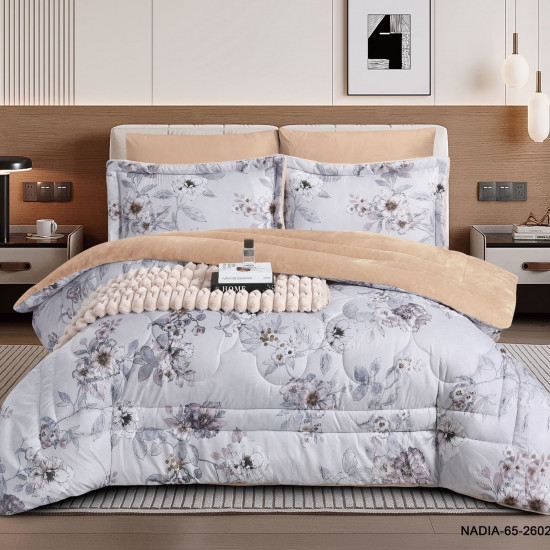 4-Piece Single Winter Comforter Set 
