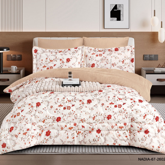 4-Piece Single Winter Comforter Set 