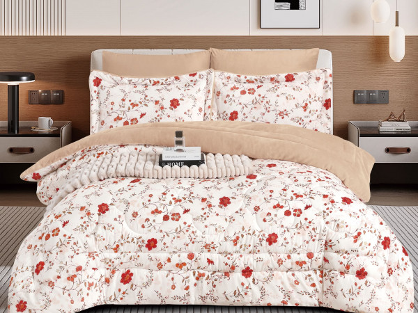4-Piece Single Winter Comforter Set 